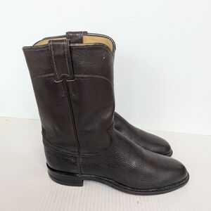 Justin Boots Brown Classic Western Cowboy Boots